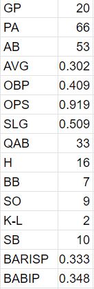 2023 Hitting Stat